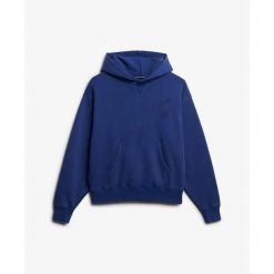 Bluza damska z kapturem Superdry Heritage Hamptons. Niebieskie bluzy z kapturem Superdry, bez wzorów, z kapturem. Za 327.70 zł.