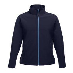 Kurtka Softshellowa Damska Do Druku. Niebieskie kurtki przejściowe sportowe Regatta, xl, bez wzorów, z softshellu, bez kaptura, trekkingowe. Za 86.99 zł.