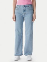 Tommy Jeans Jeansy Mia DW0DW23112 Niebieski jasny Straight Fit. Niebieskie jeansy Tommy Jeans, bez wzorów, z bawełny. Za 409.99 zł.