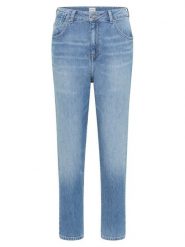 Mustang Jeansy Charlotte 1013598 Niebieski Mom Fit. Niebieskie jeansy Mustang, bez wzorów, z bawełny. Za 309.99 zł.