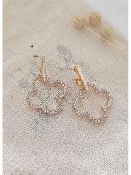 Atelier MIU Pozłacane kolczyki-wkrętki z cyrkoniami rozmiar: onesize. Żółte kolczyki atelier MIU, z cyrkonią, pozłacane. Za 66.16 zł.