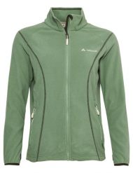 Bluza polarowa damska Vaude Rosemoor Fleece Jacket II. Zielone bluzy z kapturem Vaude, l, bez wzorów, z materiału, bez kaptura, trekkingowe. Za 382.80 zł.