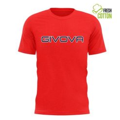 Givova Czerwony T-shirt Bawełniany 2XL dla Sportowców. Czerwone t-shirty Givova, xl, bez wzorów, z bawełny, eleganckie, bez kołnierzyka, bez ramiączek. Za 52.75 zł.