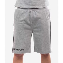 Spodenki sportowe Givova Terry pas jasnoszary L. Szare szorty sportowe Givova, bez wzorów, z bawełny. Za 104.34 zł.