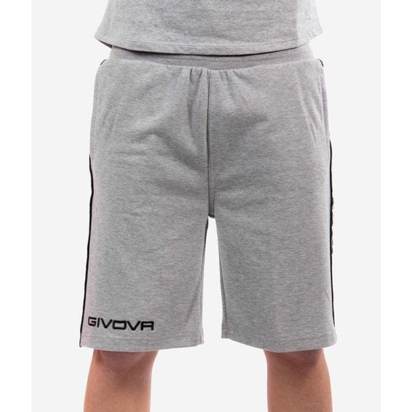 Spodenki sportowe Givova Terry pas jasnoszary L. Szare szorty sportowe Givova, bez wzorów, z bawełny. Za 104.34 zł.