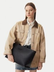 Tommy Jeans Torebka Tjw Must Tote AW0AW18772 Czarny. Czarne shopper bag Tommy Jeans, bez wzorów, z jeansu, bez dodatków. Za 409.99 zł.