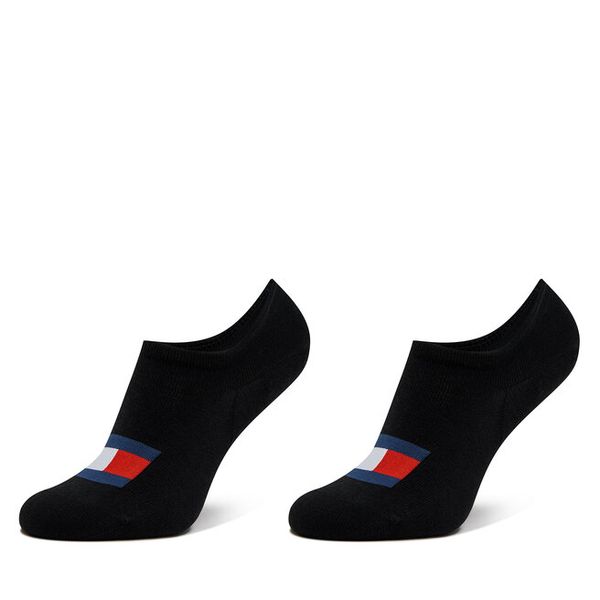Stopki Tommy Hilfiger. Czarne skarpetki Tommy Hilfiger, bez wzorów. Za 39.99 zł.