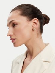 Guess Kolczyki JUBE05 108JW Złoty. Żółte kolczyki Guess, metalowe. Za 209.99 zł.