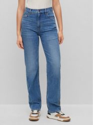 Boss Jeansy Ada 50489824 Niebieski Straight Leg. Niebieskie jeansy Boss, bez wzorów, z bawełny. Za 379.99 zł.