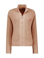 Canadian Peak Kardigan w kolorze jasnobrązowym rozmiar: M. Brązowe swetry Canadian Peak, m, bez wzorów, ze splotem, bez ramiączek. Za 161.34 zł.