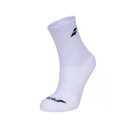 Skarpety tenisowe dla dorosłych Babolat 3pary. Białe skarpetki BABOLAT, bez wzorów. Za 62.99 zł.