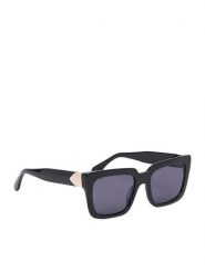 GINO ROSSI Okulary przeciwsłoneczne GR55246S Czarny. Czarne okulary przeciwsłoneczne Gino Rossi, bez wzorów, plastikowe. Za 159.99 zł.