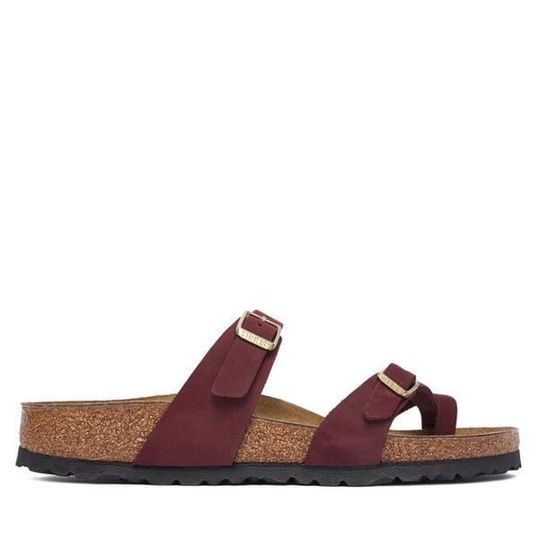 Japonki Birkenstock. Czerwone japonki Birkenstock, bez wzorów. Za 549.99 zł.