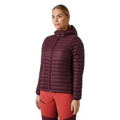 Kurtka damska z kapturem Helly Hansen Sirdal insulator. Brązowe kurtki Helly Hansen, bez wzorów, casualowe, z kapturem. Za 673.00 zł.