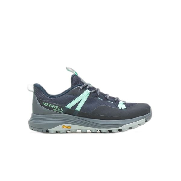 Damskie buty trekkingowe Merrell Siren 4. Niebieskie buty trekkingowe Merrell, z materiału, bez zapięcia. Za 638.25 zł.