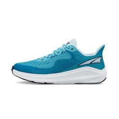 Damskie buty do biegania Altra Experience Flow. Niebieskie buty do biegania Altra, bez wzorów, z materiału, bez zapięcia, do biegania. Za 721.10 zł.