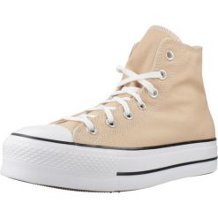 Buty CONVERSE CHUCK TAYLOR ALL STAR LIFT HI Pomarańczowy. Brązowe buty sportowe lifestyle Converse, bez wzorów, z tkaniny, bez zapięcia. Za 368.99 zł.