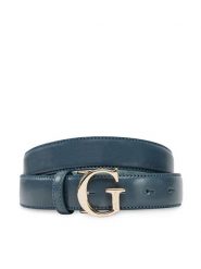 Guess Pasek Damski BW9118 P4230 Niebieski. Niebieskie paski Guess, z aplikacjami, ze skóry. Za 189.99 zł.