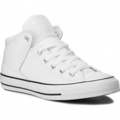 Trampki CONVERSE - Ctas High Street Hi 155277C White/Black/White. Białe trampki sportowe marki Converse, z gumy. Za 349.00 zł.