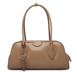 Torebka Calvin Klein. Brązowe torebki klasyczne Calvin Klein, bez wzorów, klasyczne, bez dodatków. Za 649.99 zł.