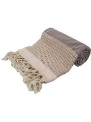 Samimi Chusta hammam w kolorze żółto-brązowym - 180 x 100 cm rozmiar: onesize. Brązowe chusty Samimi, bez wzorów, z bawełny. Za 78.95 zł.