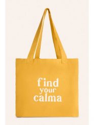 CALMA HOUSE Torba "Rambla" w kolorze żółtym na zakupy - 35 x 40 cm rozmiar: onesize. Żółte shopper bag CALMA HOUSE, bez wzorów, z bawełny, bez dodatków. Za 38.95 zł.