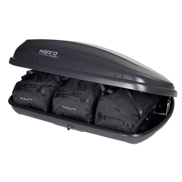 Torby Do Boksu Dachowego Hapro Traxer 4.6 3Szt Kjust. Czarne torby podróżne KJUST, bez wzorów. Za 657.00 zł.