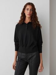 OPUS Bluzka "Geigi" w kolorze czarnym rozmiar: 40. Czarne bluzki Opus, bez wzorów, bez kołnierzyka, bez ramiączek. Za 152.99 zł.