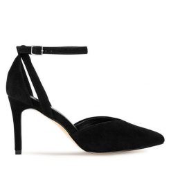 Szpilki Sergio Bardi. Czarne szpilki Sergio Bardi, bez wzorów, bez obcasa, na szpilce, bez zapięcia. Za 279.99 zł.