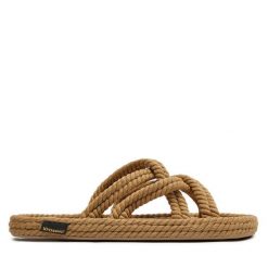 Klapki Bohonomad. Brązowe klapki Bohonomad, bez wzorów, bez obcasa, bez zapięcia. Za 329.99 zł.