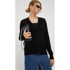 G-Star Raw kardigan bawełniany damski kolor czarny lekki. Czarne swetry G-Star Raw, l, bez wzorów, z bawełny, retro, bez ramiączek. W wyprzedaży za 362.99 zł.