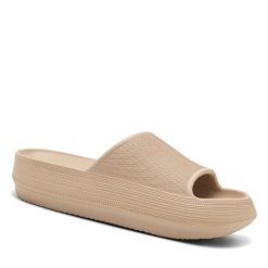 Klapki MEXX. Brązowe klapki Mexx, bez wzorów, bez obcasa, bez zapięcia. Za 69.99 zł.