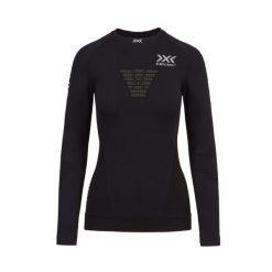 Longsleeve termoaktywna biegowa damska X-Bionic Invent 4.0 Run Speed. Czarne bielizna termoaktywna damska XBIONIC, bez wzorów, bez ramiączek, rowerowe. Za 439.99 zł.