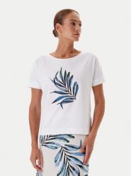 Tatuum T-Shirt Lali 5 T2509.112 Biały Relaxed Fit. Białe t-shirty Tatuum, xl, bez wzorów, z bawełny, bez kołnierzyka, bez ramiączek. Za 99.99 zł.