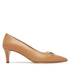 Szpilki Aigner. Brązowe szpilki Aigner, bez wzorów, bez obcasa, na szpilce, bez zapięcia. Za 939.99 zł.
