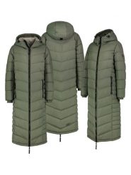 Sublevel Płaszcz pikowany w kolorze oliwkowym rozmiar: M. Brązowe płaszcze Sublevel, m, bez wzorów, bez kaptura. Za 322.73 zł.