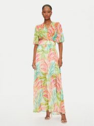 Morgan Sukienka letnia 251-RCARI.F Kolorowy Relaxed Fit. Sukienki Morgan, bez wzorów, z syntetyku, bez kołnierzyka, bez ramiączek. Za 419.99 zł.