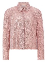 Rich & Royal Bluzka w kolorze jasnoróżowym rozmiar: M. Różowe bluzki Rich & Royal, m, bez wzorów, bez kołnierzyka, bez ramiączek. Za 195.99 zł.