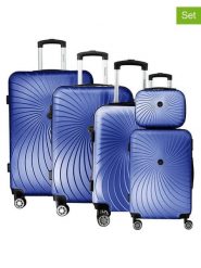 Geographical Norway 5-częściowy zestaw "Sunlighteo" w kolorze niebieskim rozmiar: onesize. Niebieskie walizki Geographical Norway. Za 565.99 zł.