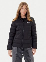 KARL LAGERFELD Kurtka przejściowa A1W15049 Czarny Regular Fit. Czarne kurtki KARL LAGERFELD, bez wzorów, z syntetyku, bez kaptura. Za 919.99 zł.