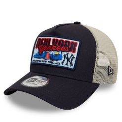 Czapka z daszkiem New Era. Niebieskie czapki z daszkiem New Era, bez wzorów. Za 119.99 zł.