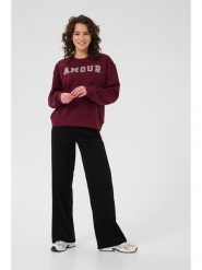 Kaffe Bluza w kolorze czerwonym rozmiar: S. Czerwone bluzy Kaffe, s, bez wzorów, bez kaptura. Za 165.99 zł.