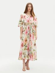 Guess Sukienka codzienna W5PK1Z WHHF0 Kolorowy Regular Fit. Sukienki Guess, na co dzień, s, z aplikacjami, z syntetyku, bez kołnierzyka, bez ramiączek, proste. Za 659.99 zł.
