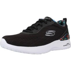 Kapcie SKECHERS SKECH-AIR DYNAMIGHT PRINTED Czarny. Białe kapcie Skechers, bez wzorów, z tkaniny. Za 299.99 zł.