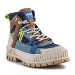 Buty Palladium Pallashock Outcity Mood indigo W 98877-425 niebieskie. Niebieskie buty treningowe bez wzorów, z nylonu, bez zapięcia. Za 769.83 zł.