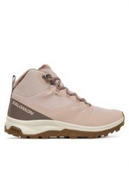 Salomon Trekkingi Outsnap Waterproof L47854100 Różowy. Czerwone buty trekkingowe Salomon, z materiału, bez zapięcia. Za 529.99 zł.