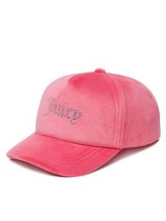 Juicy Couture Czapka z daszkiem Veronica JCAWH224702 Różowy. Czerwone czapki z daszkiem Juicy Couture, bez wzorów, z materiału. Za 99.99 zł.