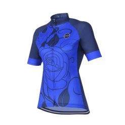 Koszulka rowerowa damska madani. Niebieskie t-shirty sportowe MADANI, s, bez wzorów, z materiału, bez ramiączek, na fitness i siłownię. Za 49.00 zł.
