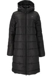 Damska długa kurtka Whistler Amaret. Czarne kurtki WHISTLER, na zimę, bez wzorów, z materiału, eleganckie, z kapturem. Za 357.00 zł.