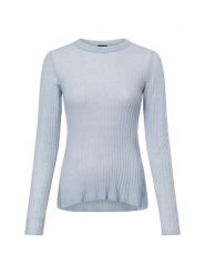 BOSS Orange Sweter - Fennona Kobiety niebieski, M. Niebieskie swetry BOSS Orange, m, bez wzorów, prążkowane, eleganckie, bez ramiączek. Za 349.95 zł.